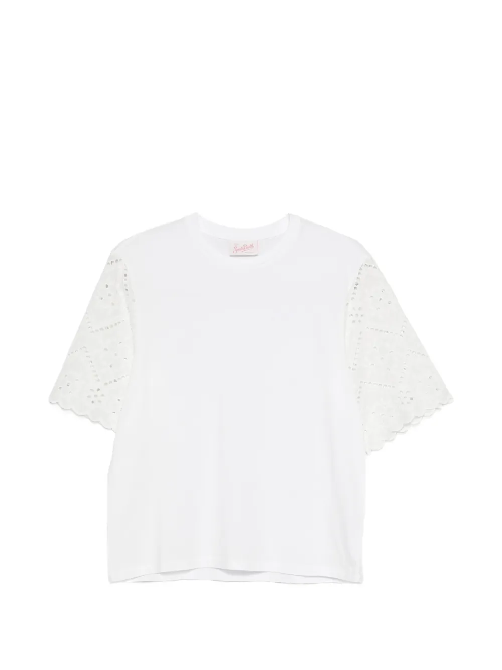 MC2 Saint Barth Maisa broderie anglaise T-shirt Wit