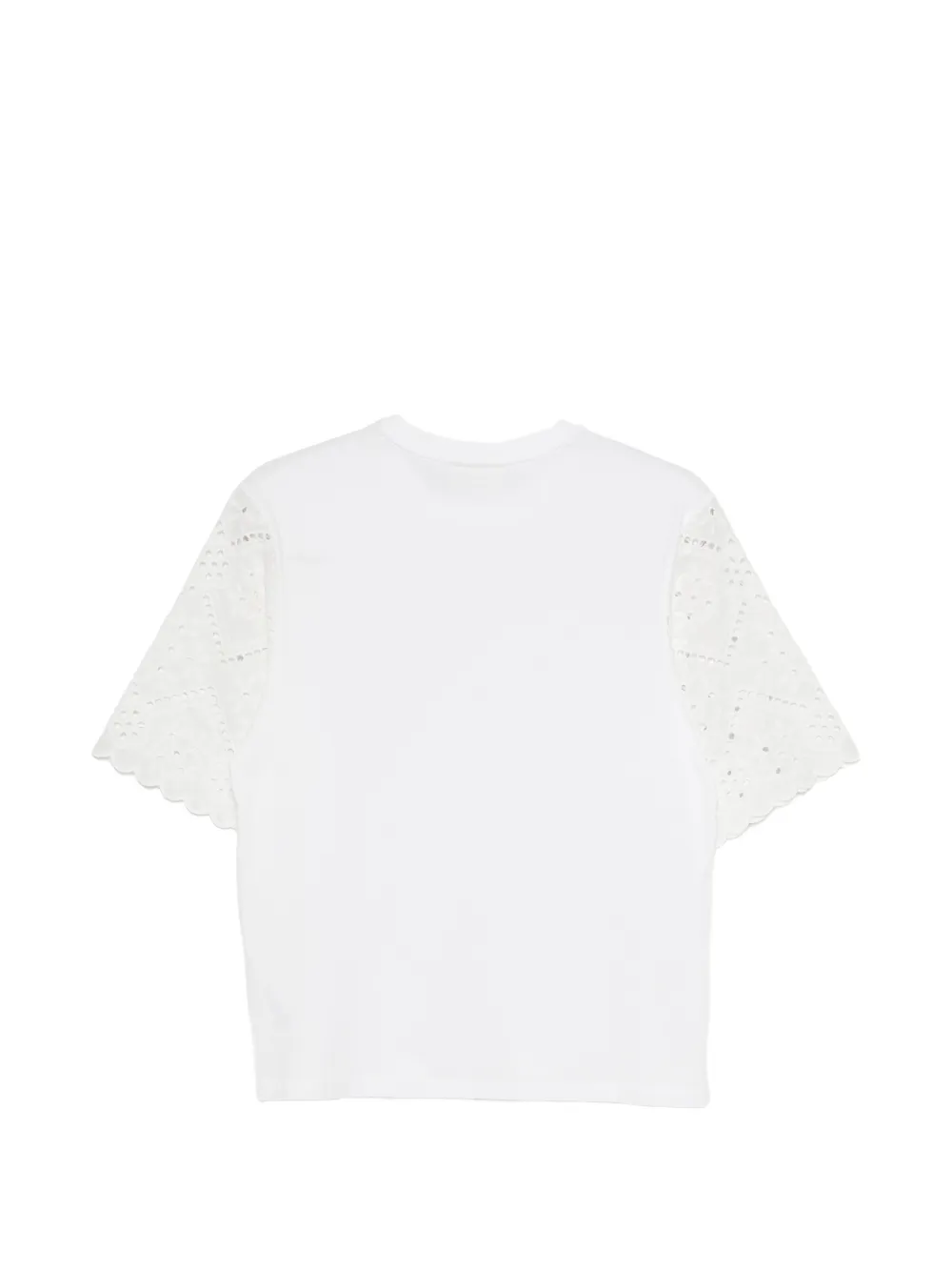 MC2 Saint Barth Maisa broderie anglaise T-shirt Wit
