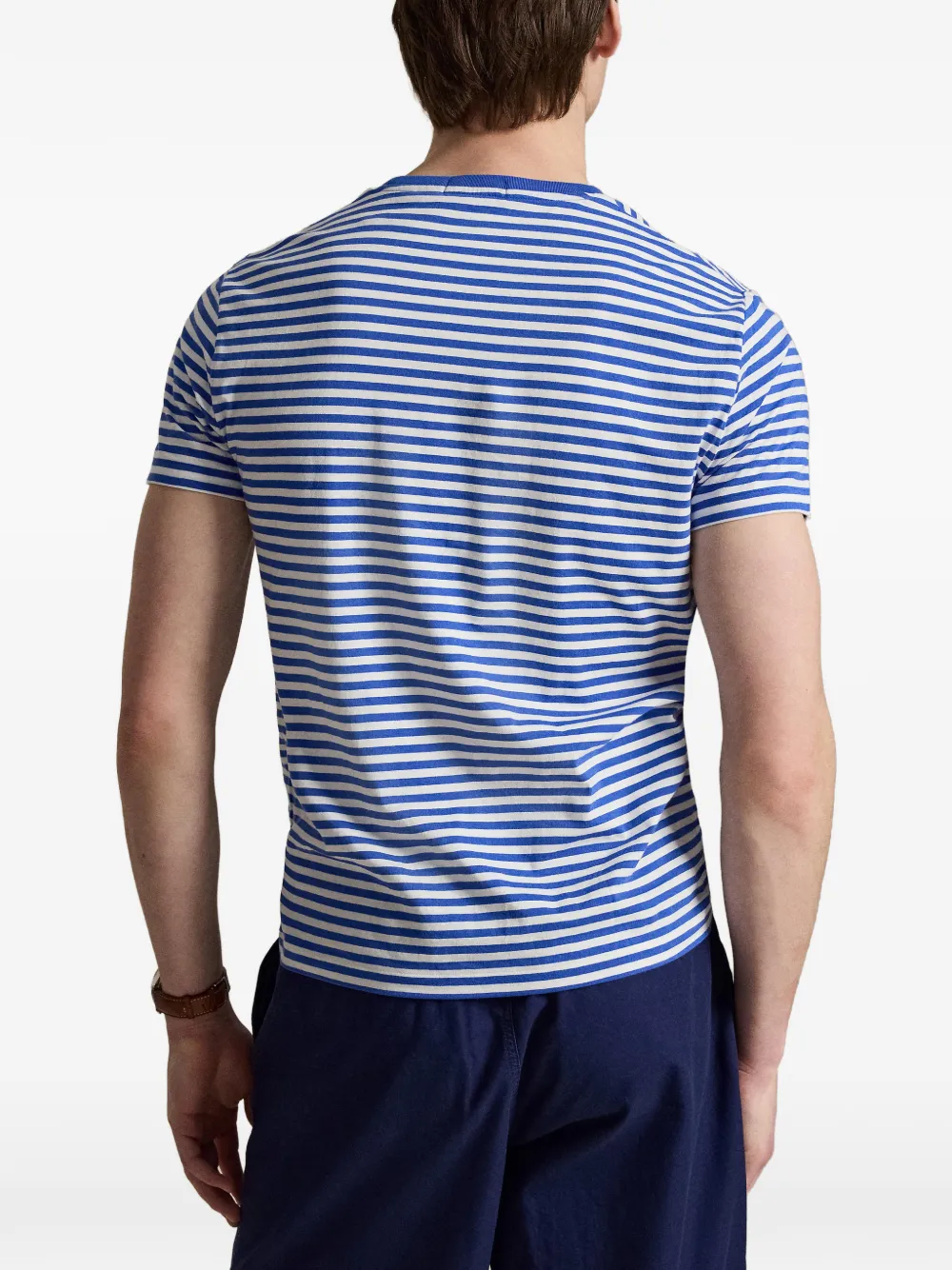 Polo Ralph Lauren Gestreept jersey T-shirt Blauw