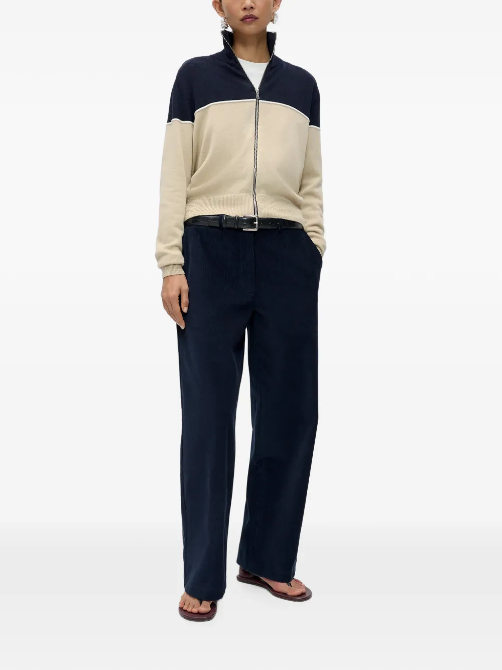 Cordera Ribfluwelen broek Blauw