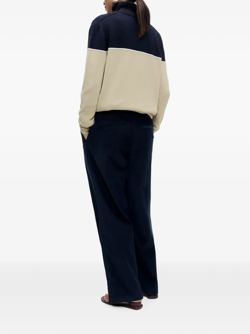 Cordera Ribfluwelen broek Blauw