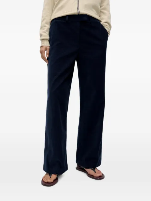 Cordera pantalones de pana de talle bajo