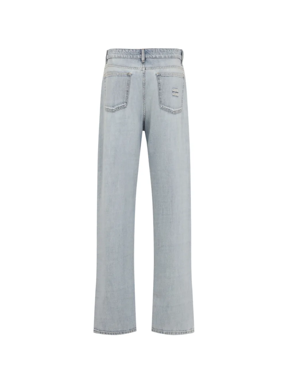 Miu Straight jeans Blauw
