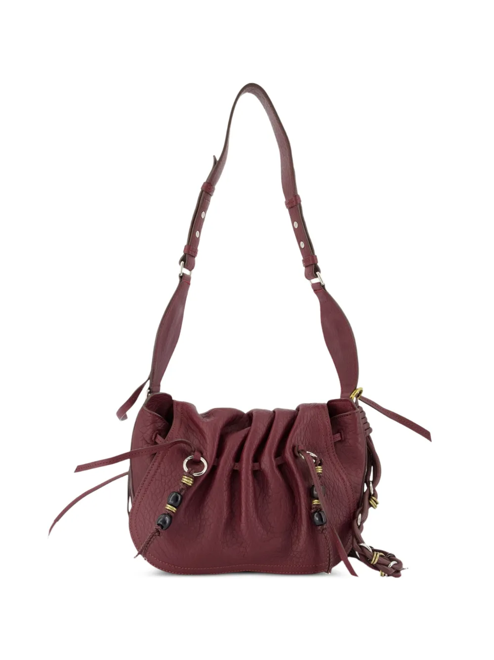 ISABEL MARANT Bolton leather shoulder bag - Rosso
