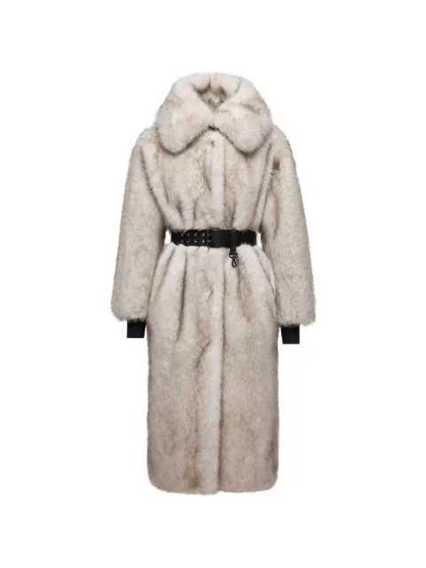 Moncler Grenoble Arly belted textured down coat