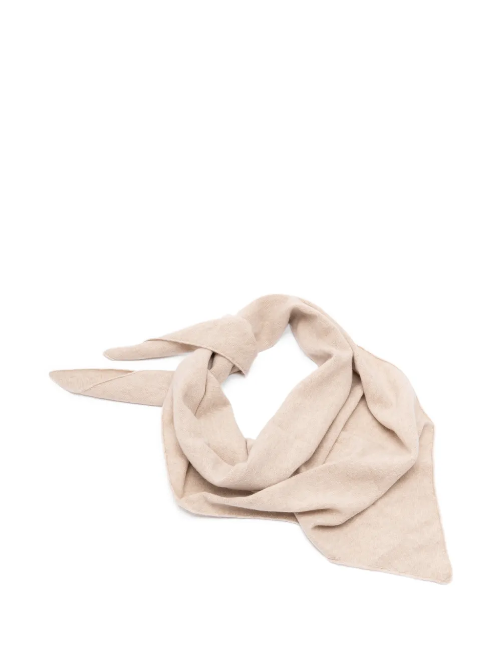 Brunello Cucinelli Kasjmier sjaal met monili kralen Beige