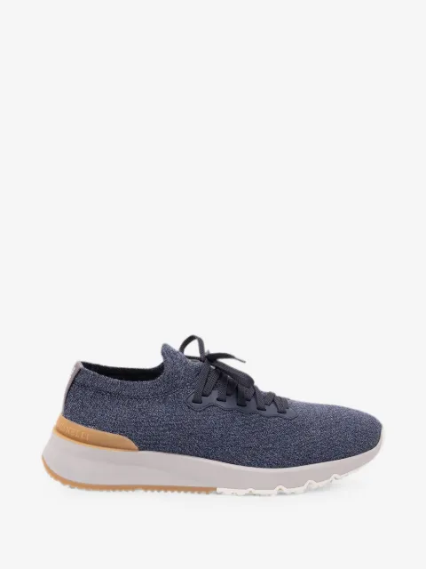 Brunello Cucinelli 针织系带运动鞋