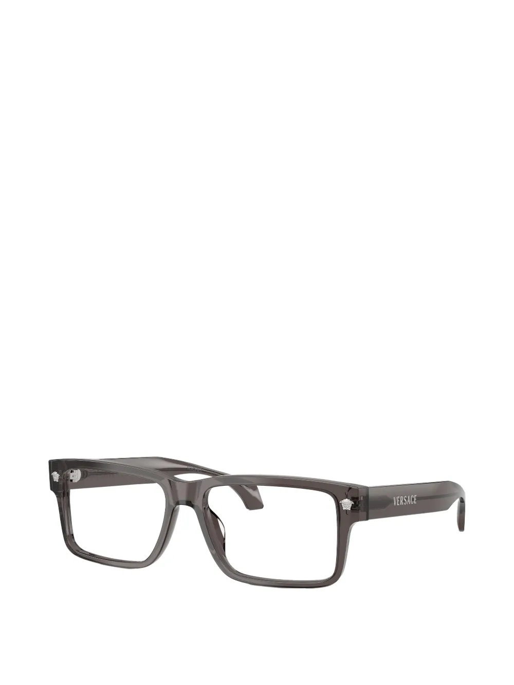 Versace Eyewear Medusa bril met rechthoekig montuur Grijs
