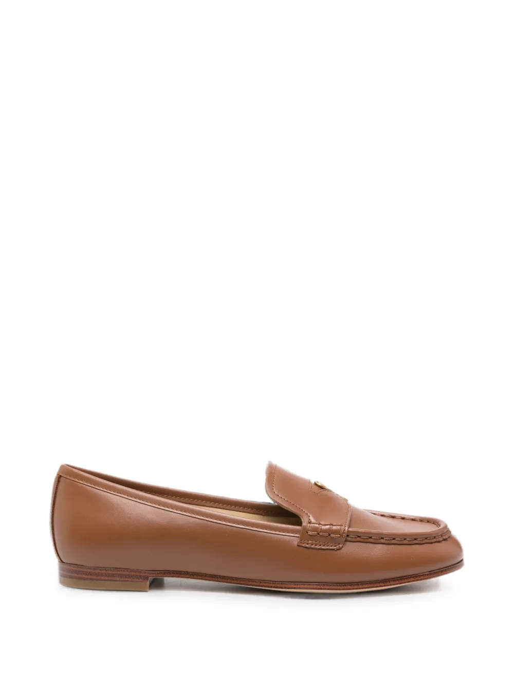 Michael Kors Jennings logo-plaque leather loafers Bruin