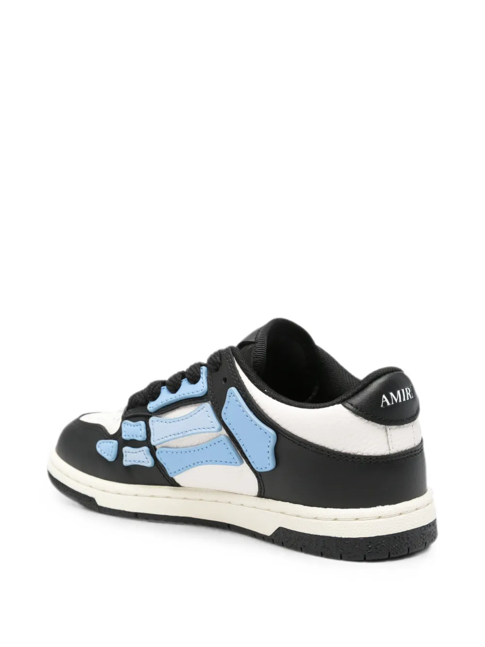 AMIRI KIDS Skel Top leather sneakers Zwart