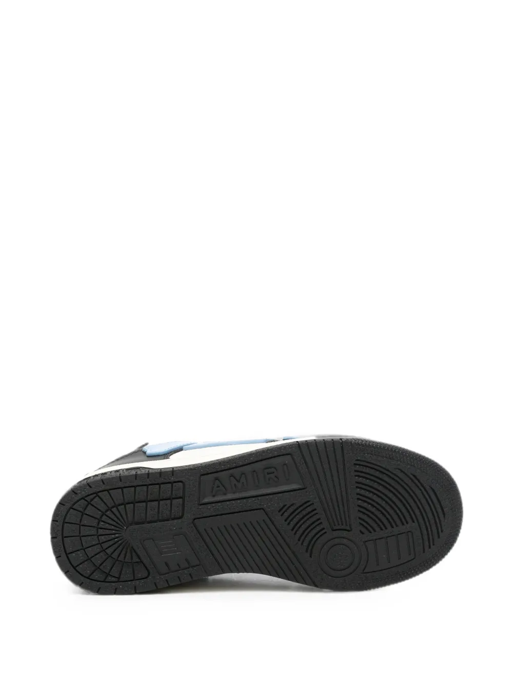 AMIRI KIDS Skel Top leather sneakers Zwart
