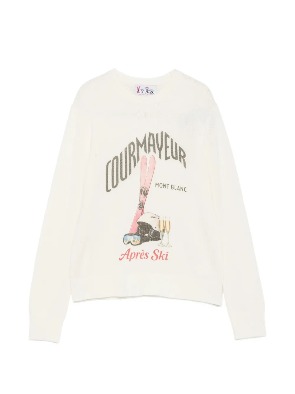 MC2 Saint Barth graphic-print sweater Beige