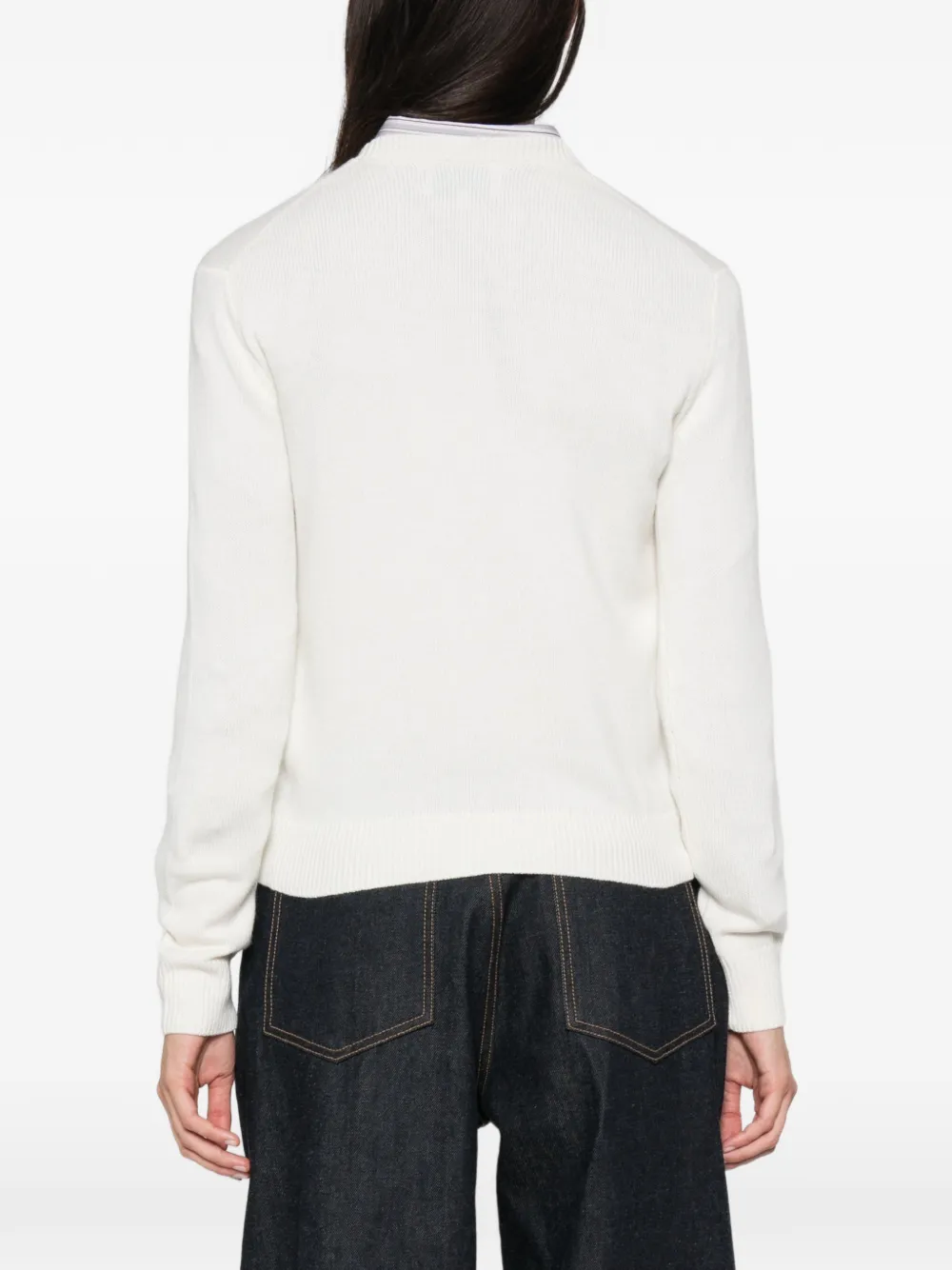 MC2 Saint Barth graphic-print sweater Beige