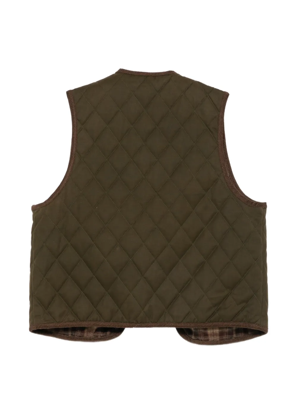 MC2 Saint Barth Janvry gewatteerde bodywarmer Groen