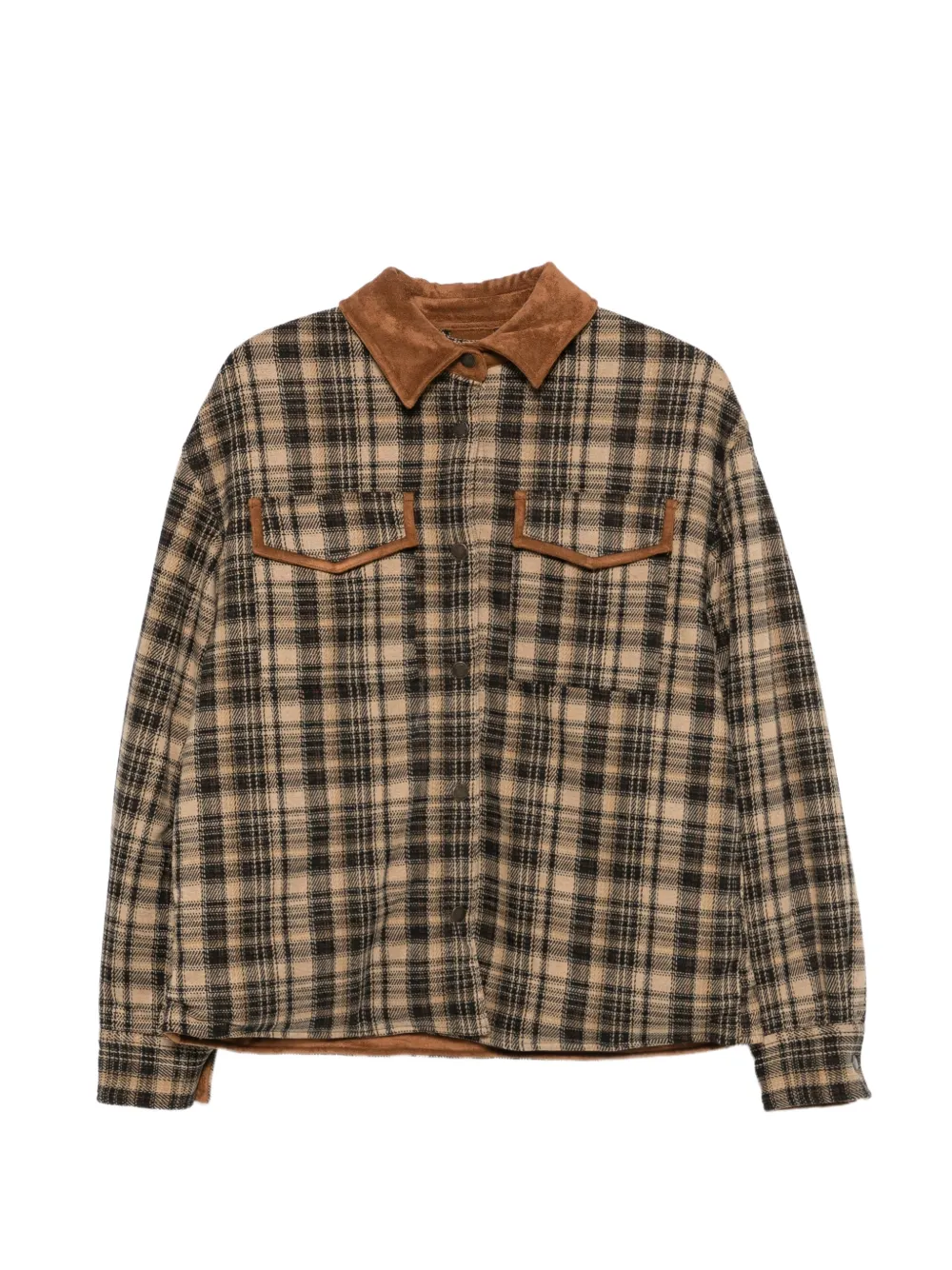 MC2 Saint Barth Barker geruit donsjack Beige