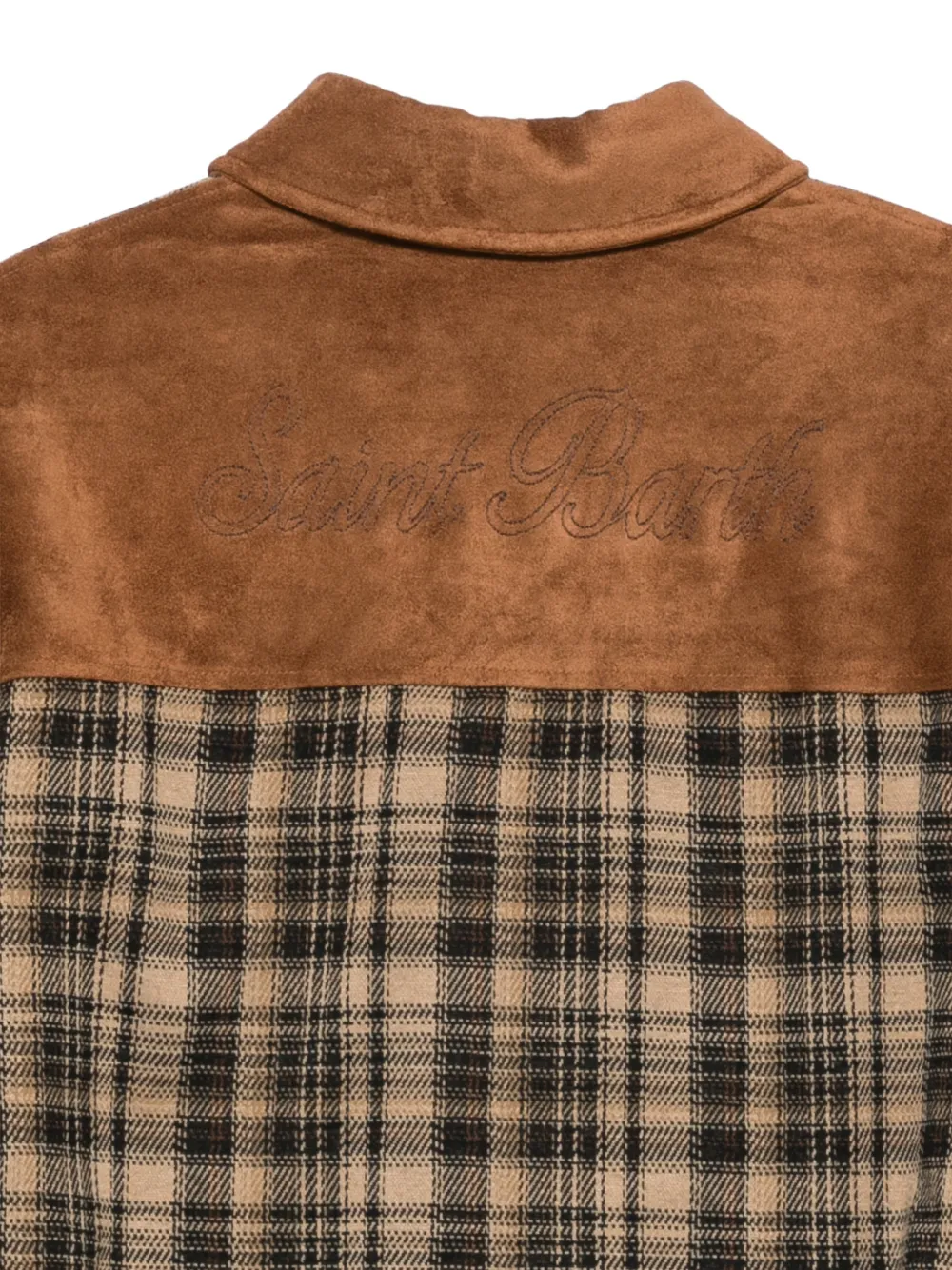 MC2 Saint Barth Barker geruit donsjack Beige
