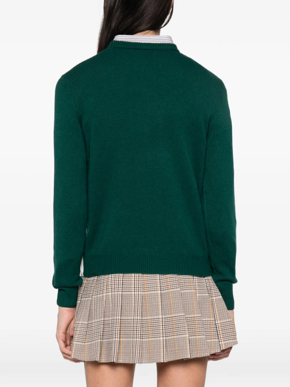 MC2 Saint Barth St. Moritz intarsia-knit sweater Groen