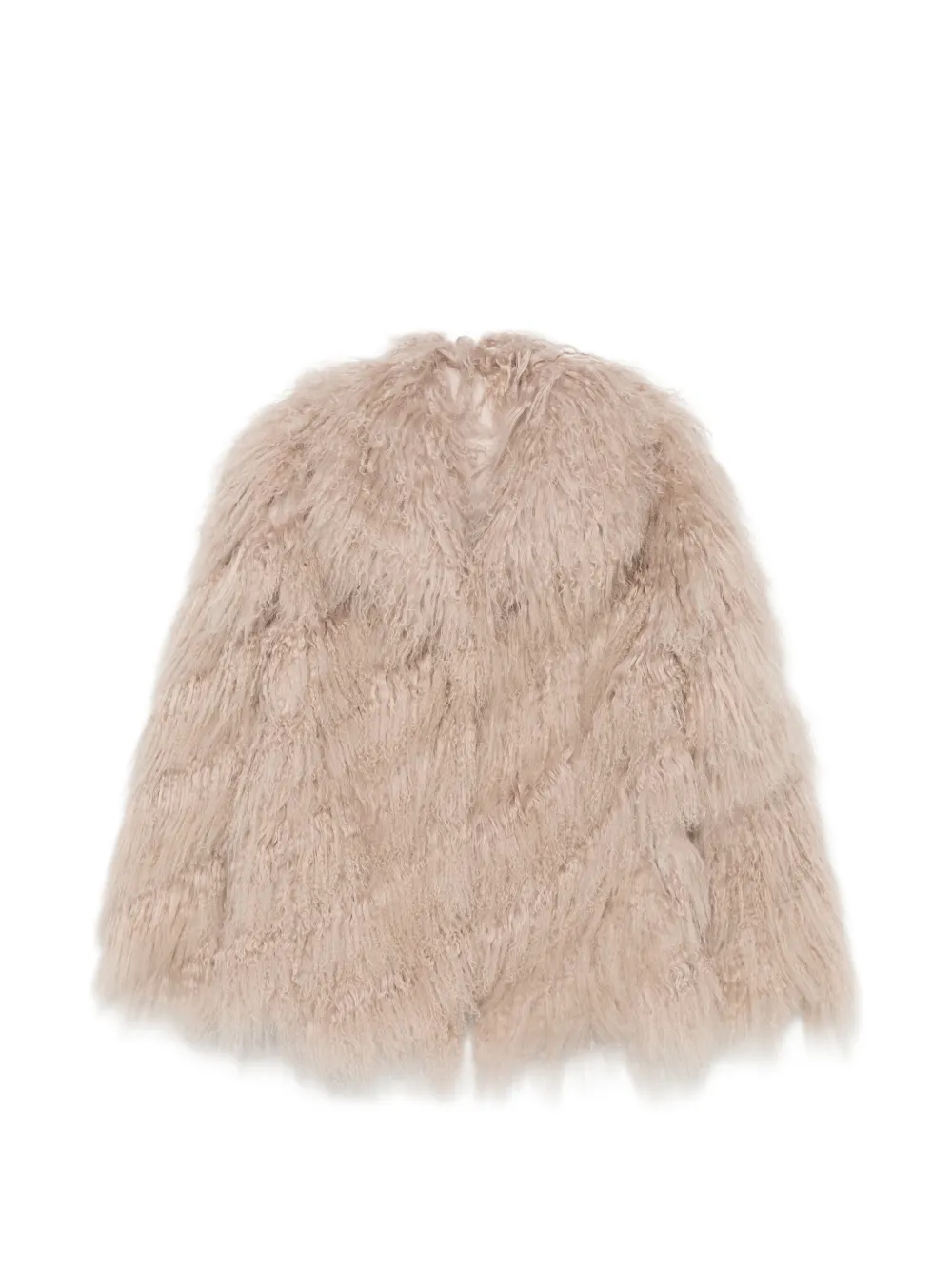 Liska Tibet-lamb jacket - Rosa