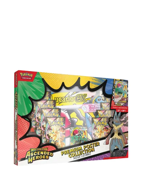 Pokemon Ascended Heroes Mega Lucario poster collection