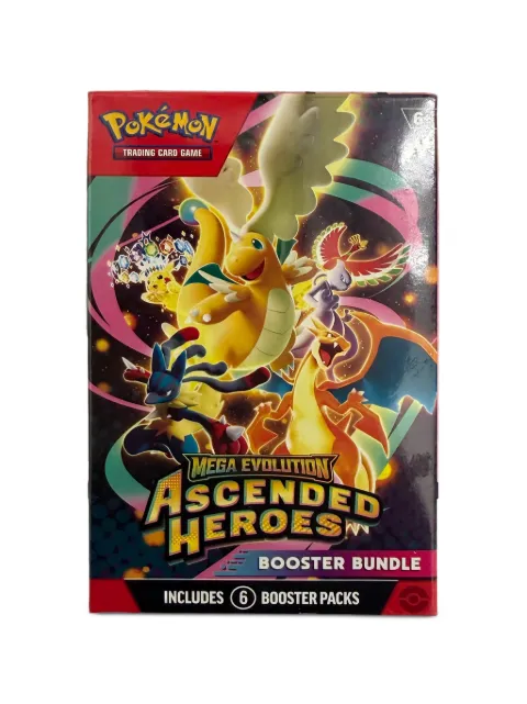 Pokemon Mega Evolution Ascended Heroes booster bundle