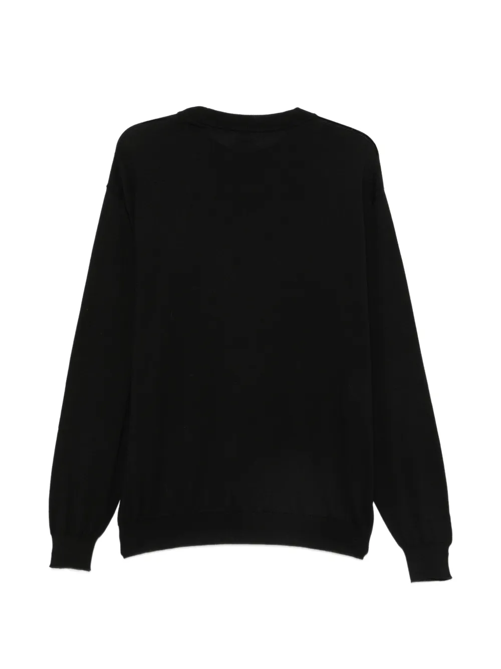 Moschino Trui met ganzen intarsia Zwart