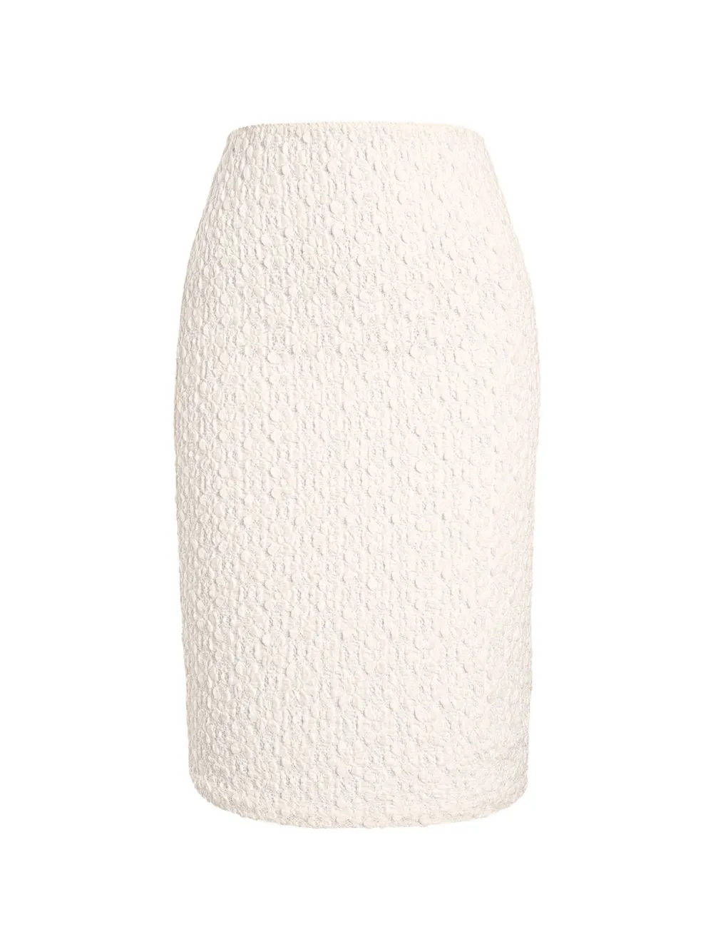 12 Storeez Primrose Lace Midi Skirt In 화이트