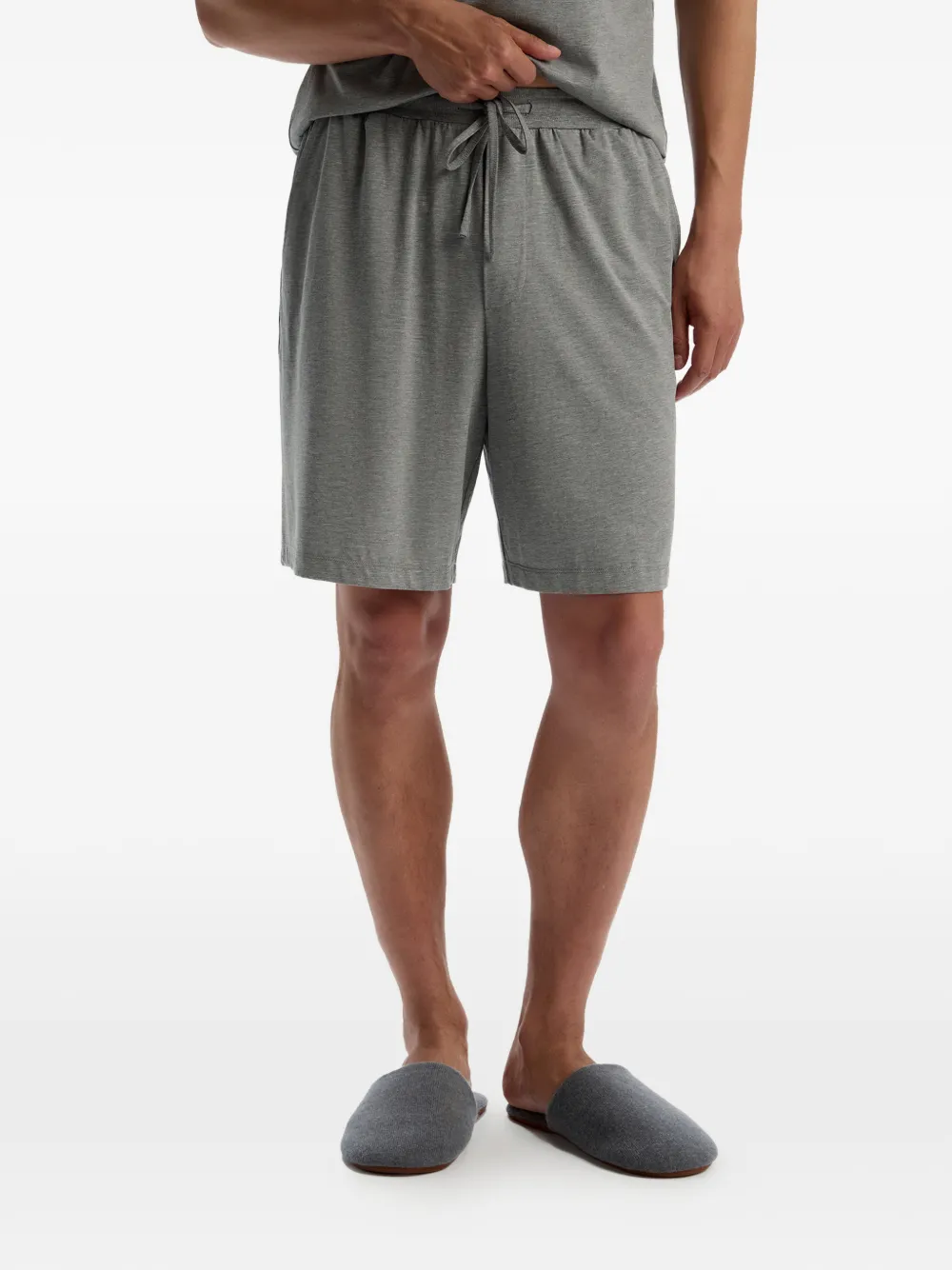 12 STOREEZ Home shorts met trekkoord Grijs