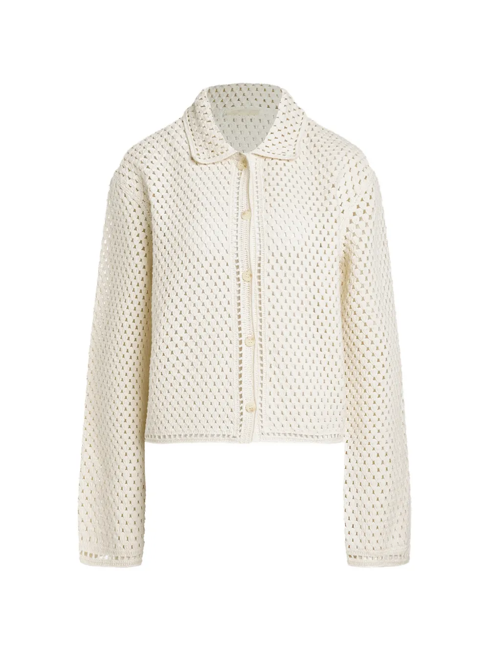 12 STOREEZ Meadow crochet-knit cardigan