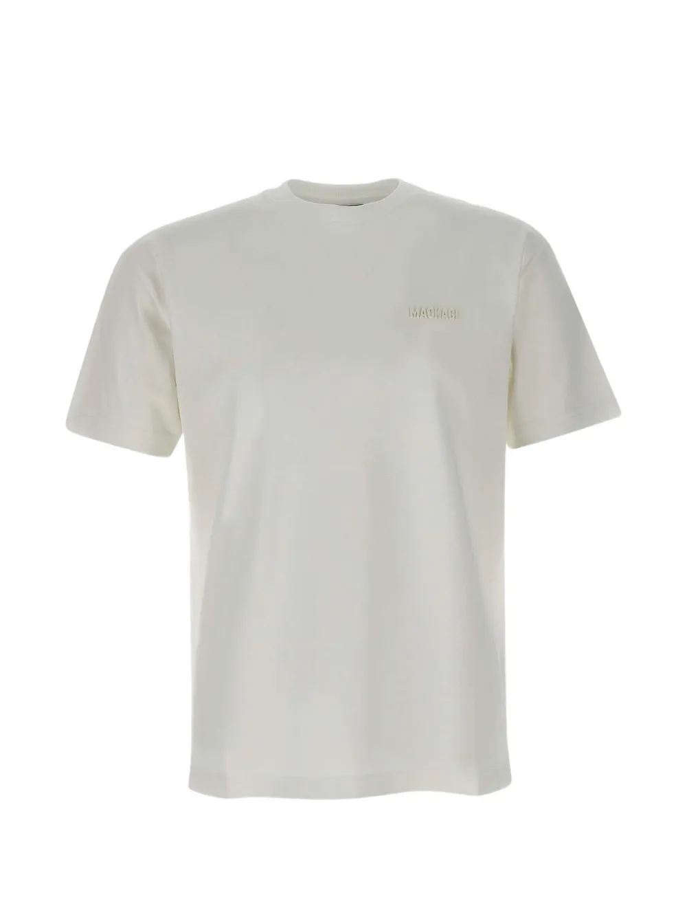 Mackage Tee-W logo-patch T-shirt - Toni neutri