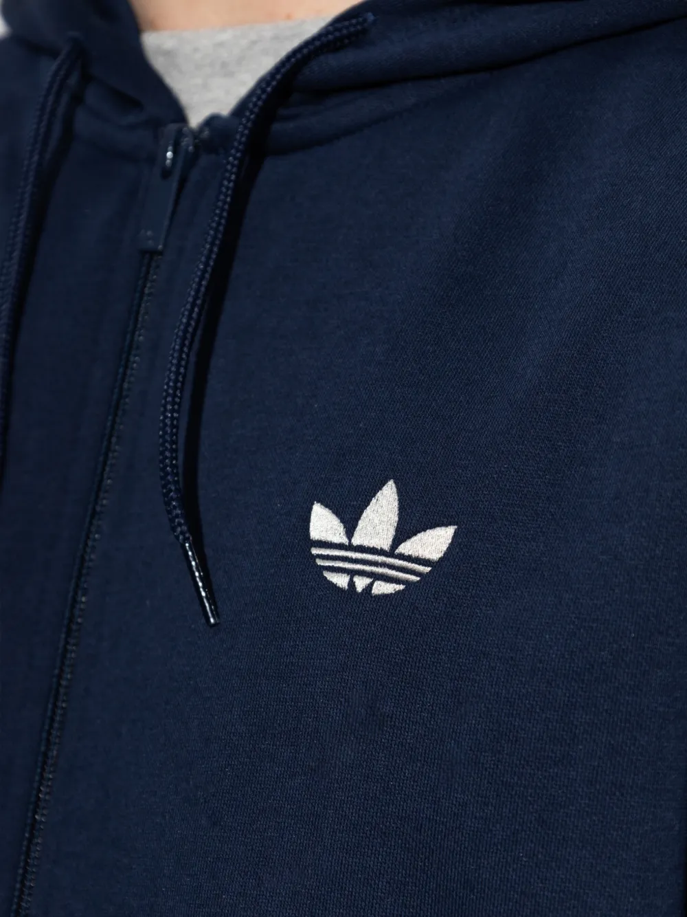 adidas Hoodie met geborduurd logo Blauw