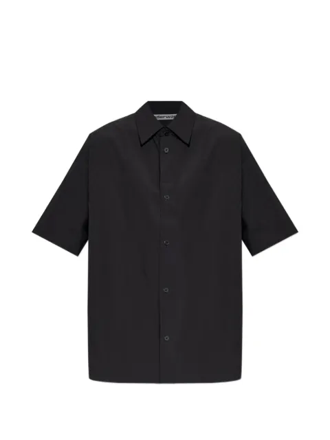 Alexander Wang perforated-logo short-sleeve shirt