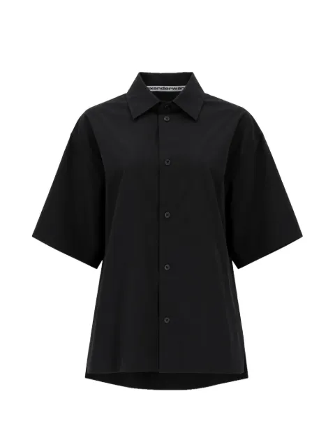 Alexander Wang Hemd mit perforiertem Logo