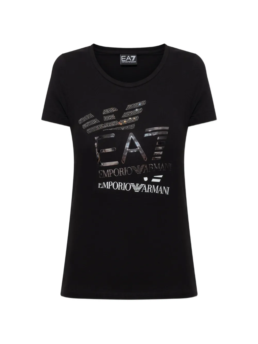 Ea7 Emporio Armani T-shirt con stampa Logo Series - Nero