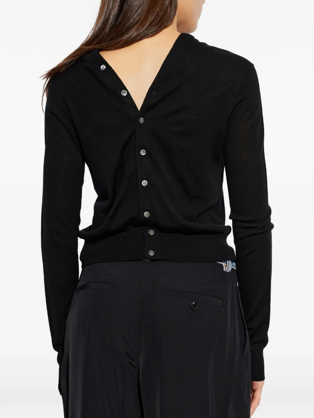 Alexander Wang Button-up vest Zwart