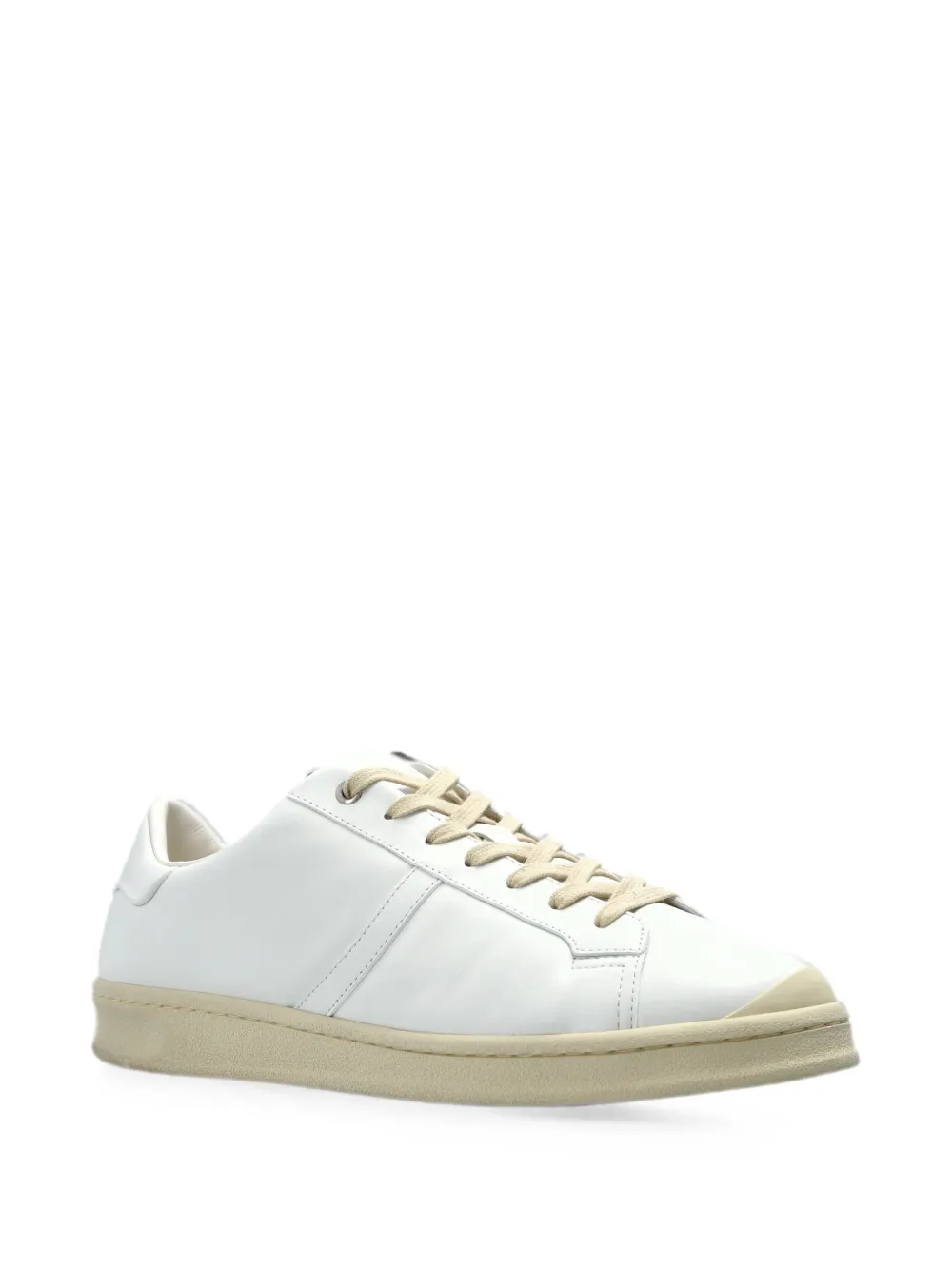 Jil Sander leather sneakers Wit