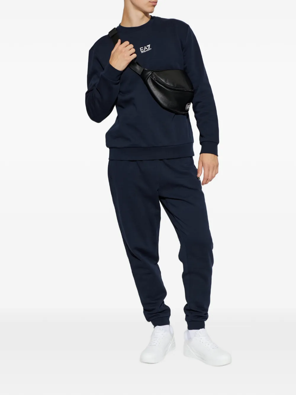Ea7 Emporio Armani Trainingspak met logoprint Blauw