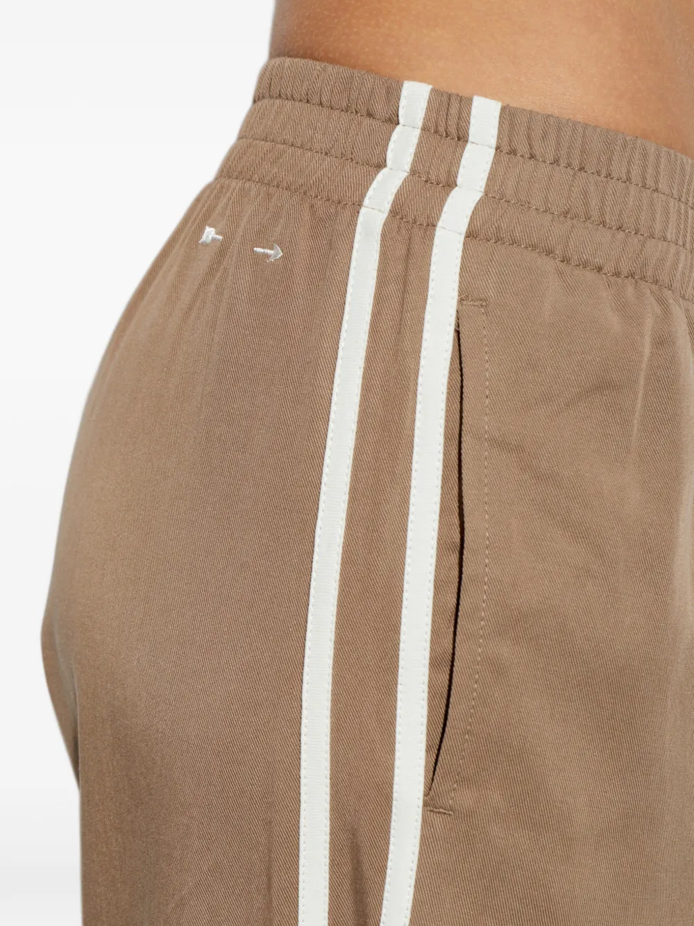 The Upside Juliet broek met zijstreep Beige