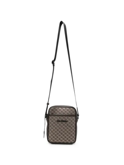 Karl Lagerfeld monogram-pattern messenger bag