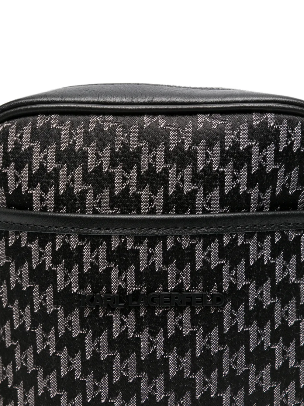 Karl Lagerfeld Messengertas met monogramprint Zwart