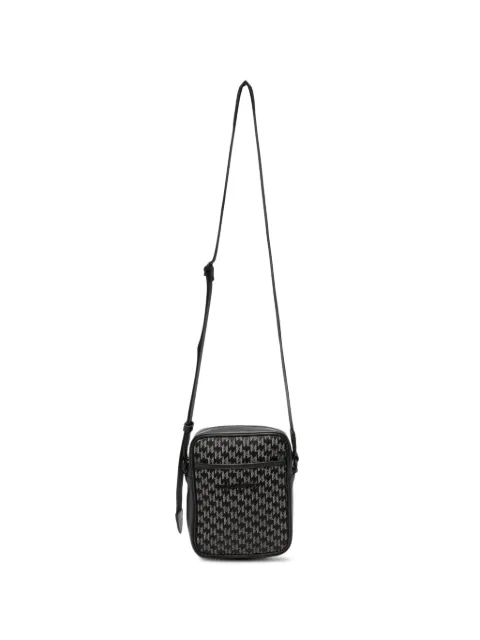 Karl Lagerfeld monogram-pattern messenger bag