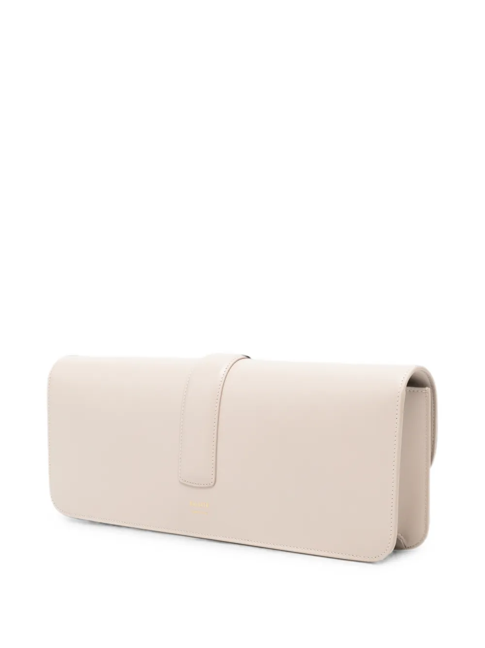 KHAITE Blake leren clutch Beige