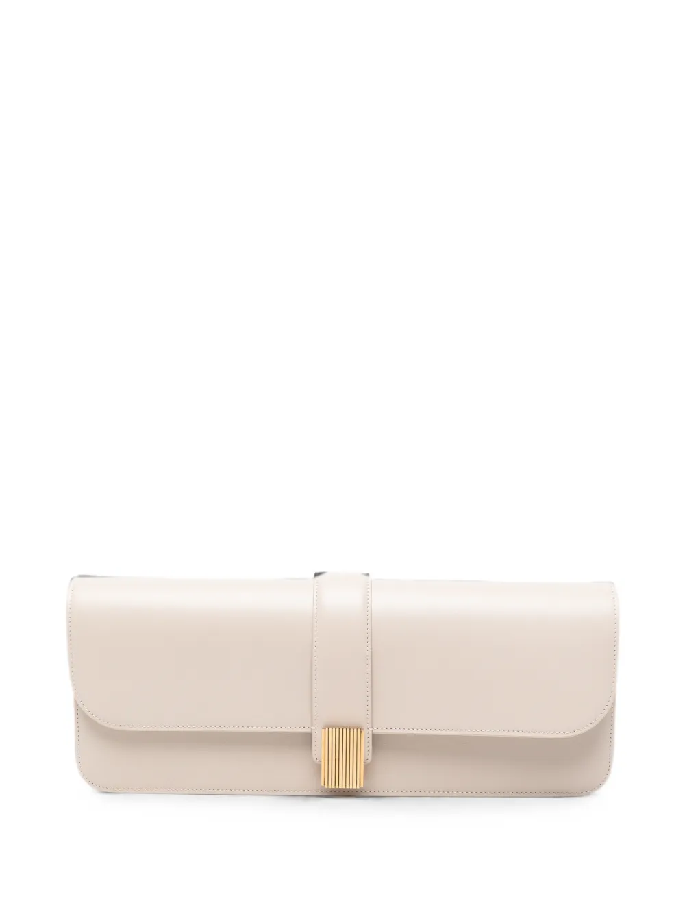 KHAITE Blake foldover clutch bag - Toni neutri