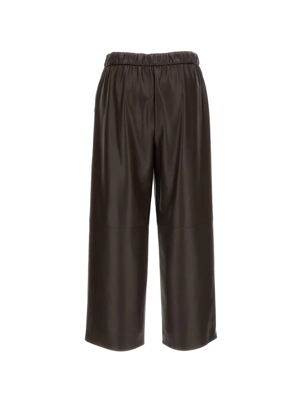 'S Max Mara Cropped broek van gecoat jersey Bruin