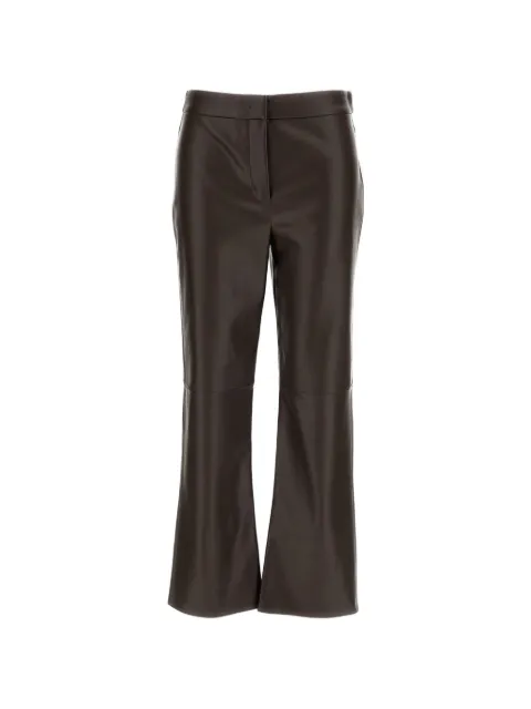 'S Max Mara Sublime leather-effect slim-fit trousers