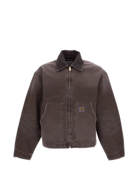 Carhartt WIP distressed corduroy-collar jacket