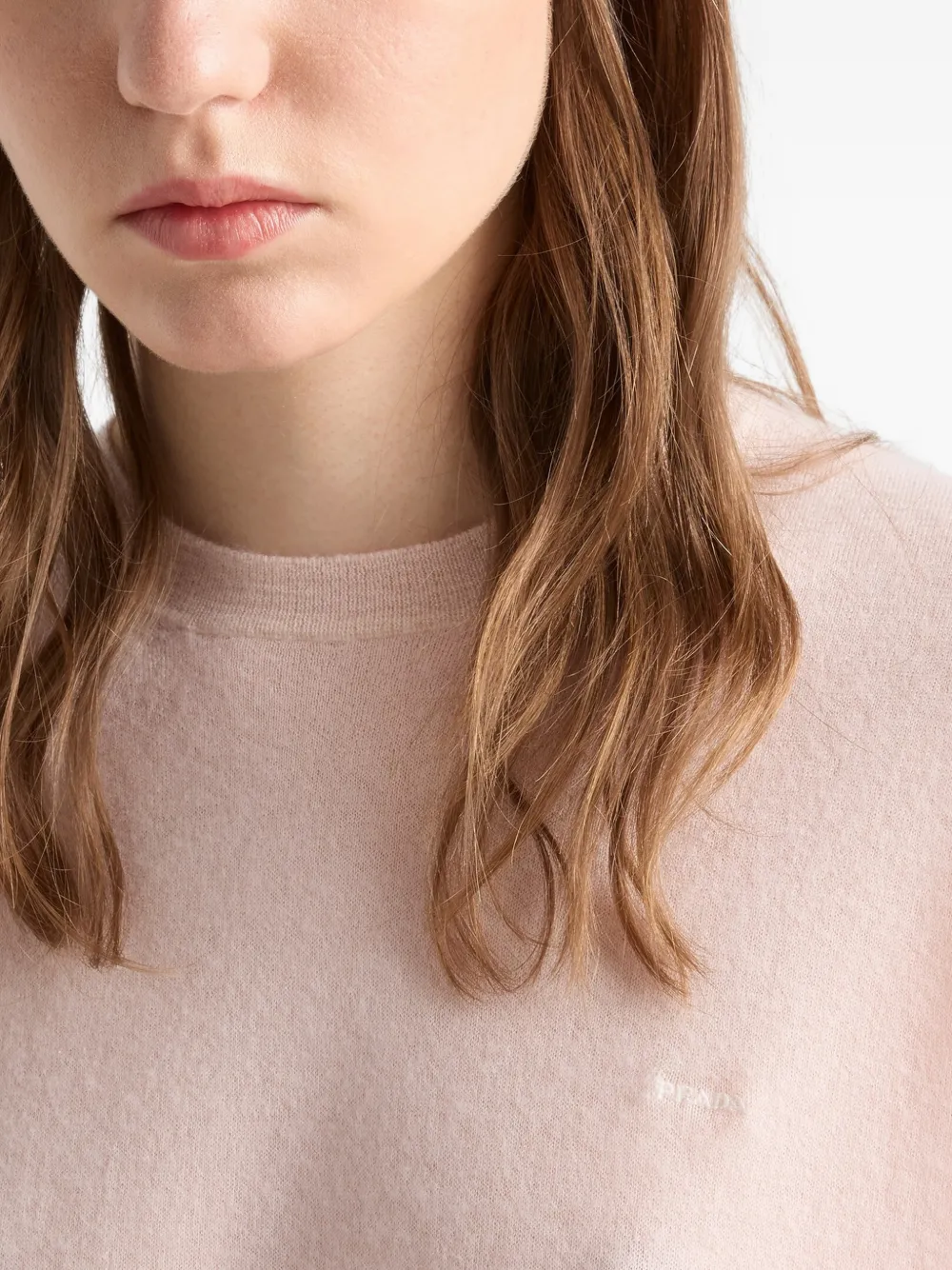 Prada Kasjmier T-shirt Roze