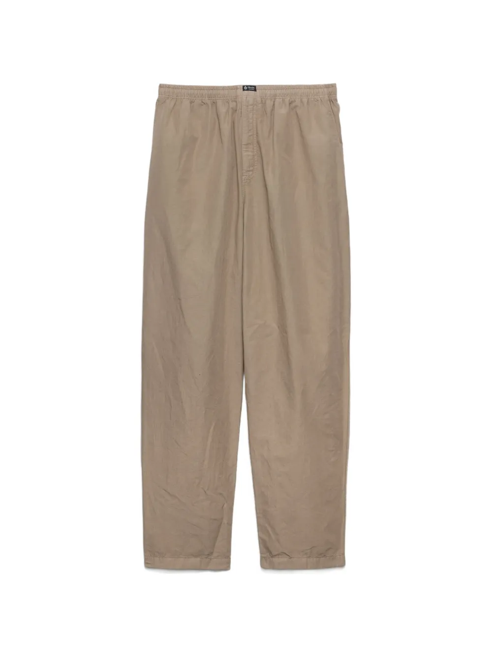 Prada linen-blend pants - Toni neutri