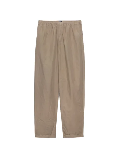 Prada linen-blend pants