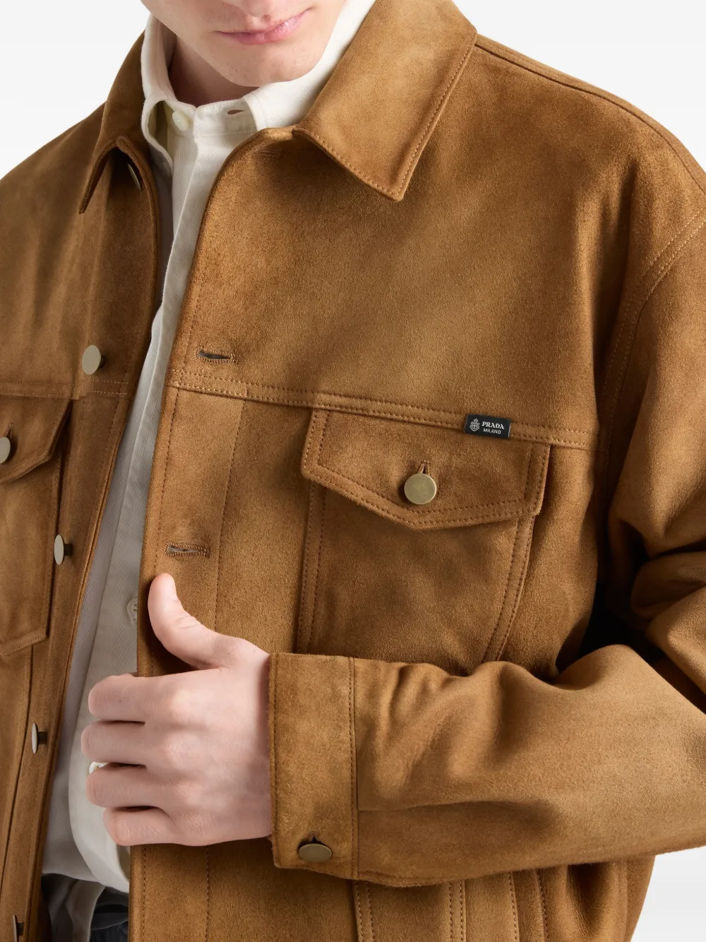 Prada Suède jack Bruin