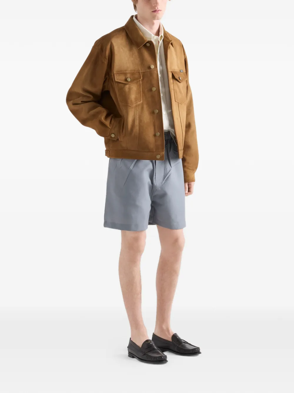 Prada Suède jack Bruin